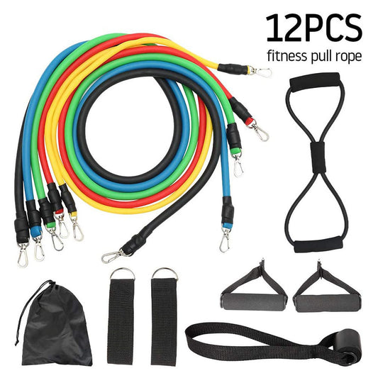 AthletiqFit - Resistance band set (11 pcs)