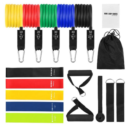 AthletiqFit - Resistance band set (11 pcs)
